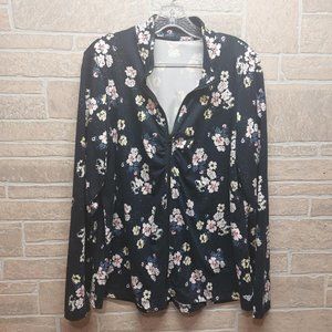 Maurice's inmotion floral jacket size 0